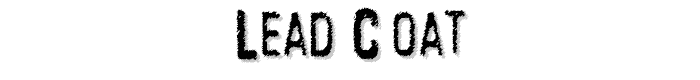 Lead Coat font